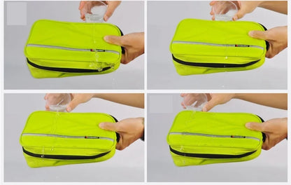 Large Waterproof Travel Makeup Bag – Unisex Cosmetic Organizer Case & Toiletry Pouch