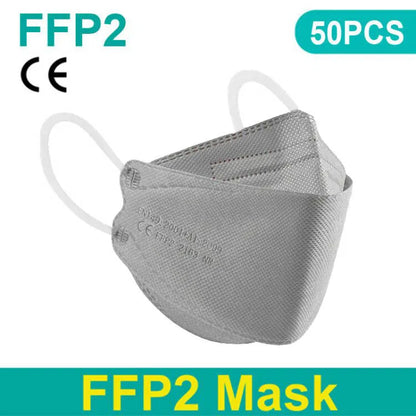 FFP2 KN95 Face Mask 4-Layer Anti-Dust CE Protective Respirator Mask