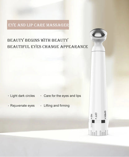 VIBNOTR Electric Eye Massager Pen Vibration Beauty Tool for Under Eye Skin Care