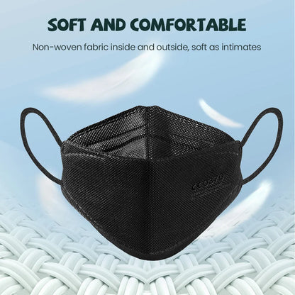 10–200PCS Kids FFP2/KN95 Face Masks – 4-Layer Disposable Protective Masks with Elastic Ear Loops | CE Certified Mascarillas Niños