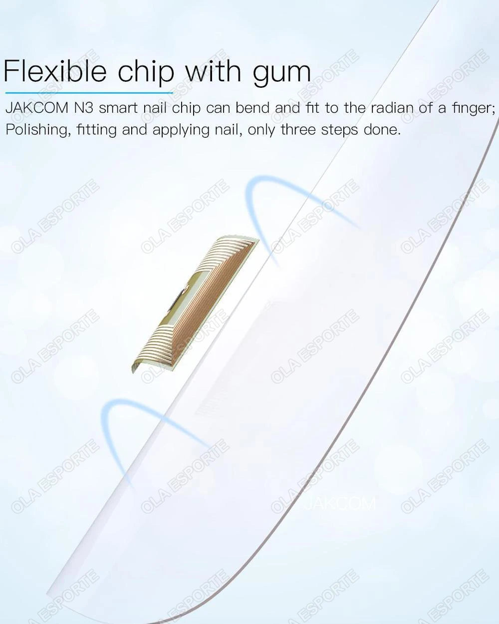 NFC Smart Nail Chip Tag for Android iPhone Virtual Call SOS Contact Waterproof