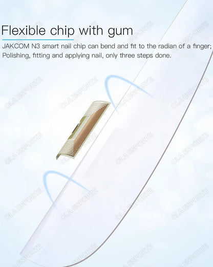 NFC Smart Nail Chip Tag for Android iPhone Virtual Call SOS Contact Waterproof