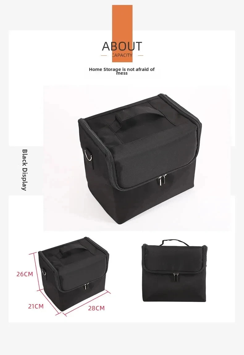 Large Capacity Makeup Bag Cosmetic Organizer Case Waterproof Travel Beauty Box