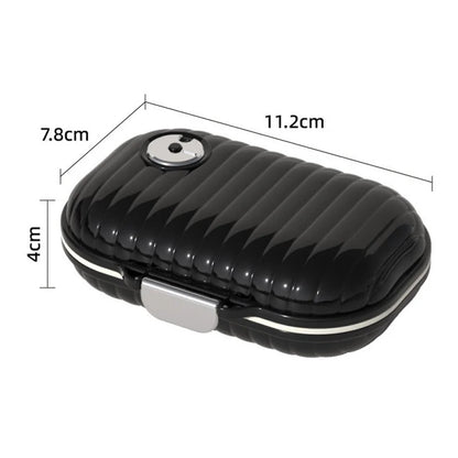 Portable 7 Day Pill Organizer Waterproof Travel Medicine Storage Case Sealed Box