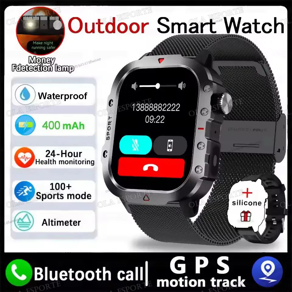 Men’s & Women’s Smart Watch – Fitness Tracker with Heart Rate, Sleep Monitor, Waterproof & Bluetooth Calls for iOS & Android