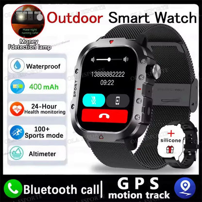 Men’s & Women’s Smart Watch – Fitness Tracker with Heart Rate, Sleep Monitor, Waterproof & Bluetooth Calls for iOS & Android