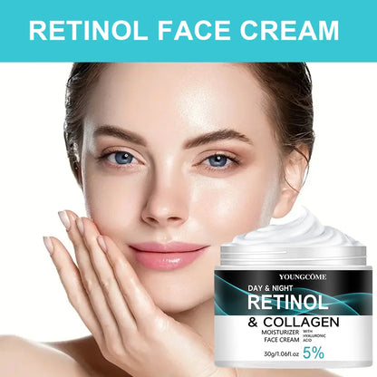 YOUNGCOME Retinol Cream – Anti-Aging Face Moisturizer for Skin Elasticity, Radiance & Texture Improvement