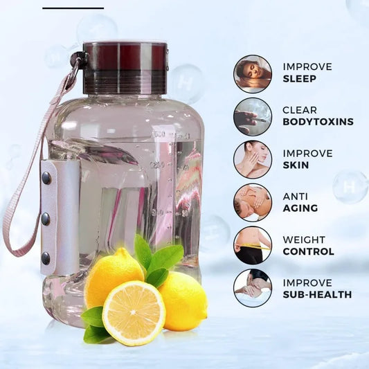 Premium Quality 1.5L Portable Hydrogen Water Bottle – Hydrogen-Rich Sports Bottle & Molecular Hydrogen Generator