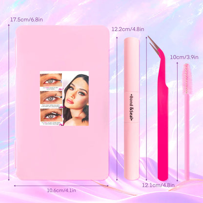 DIY Lash Extension Kit 200/720PCS Cluster Lashes w/ Bond Seal & Tweezers Wispy Set