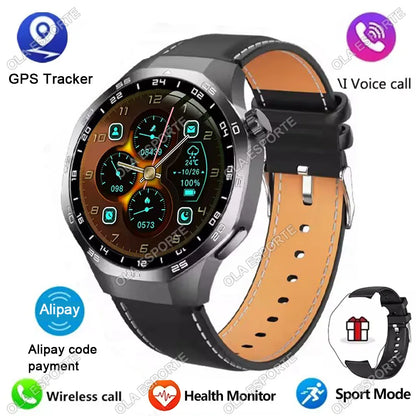 Smart Watch GPS NFC Bluetooth Call 1.52" HD Fitness Tracker Android iPhone
