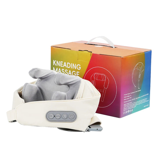 Viladepot 6D Kneading Massage Pillow with Heat – Neck & Shoulder Massager with Adjustable Straps for Fatigue & Pain Relief