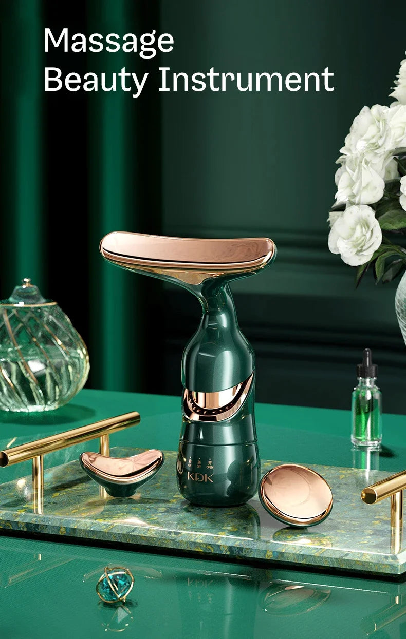 3-in-1 Facial Beauty Massager – Skin Toning Tool for Face, Neck & Eyes