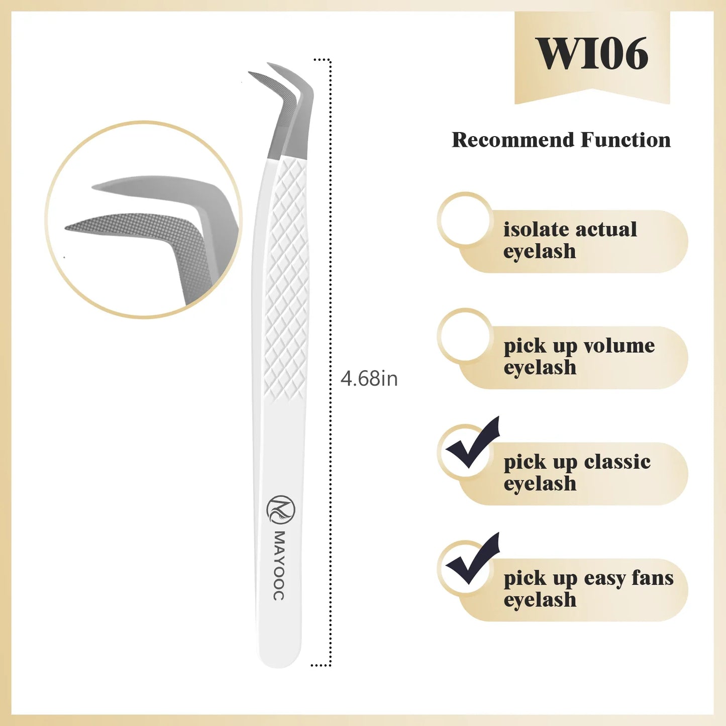 Eyelash Extension Tweezers with Fiber Tips – High-Precision, Anti-Static Lash Tools for Makeup Artists