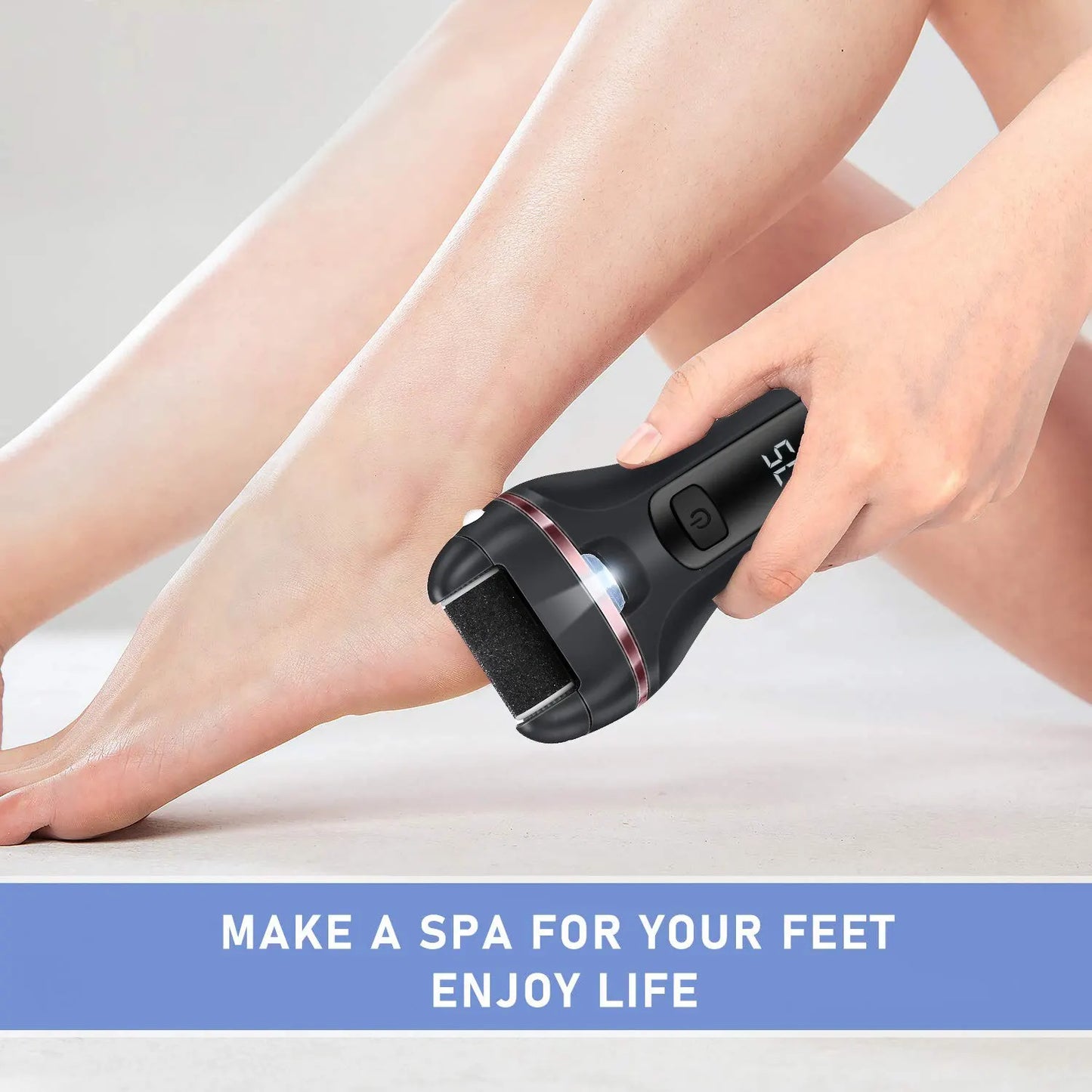 Rechargeable Electric Pedicure Tool – Professional Callus Remover & Foot File for Smooth Heels