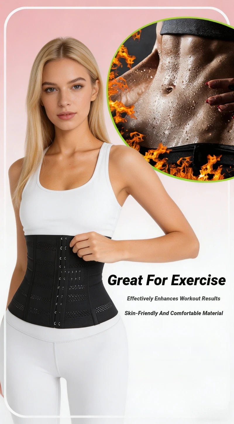 Women’s Waist Trainer Corset Body Shaper Firm Tummy Control Waist Cincher Belt