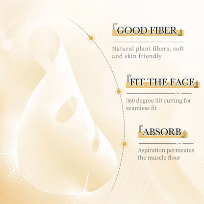 10-30 Pcs SADOER 24K Gold Vitamin C & Hyaluronic Acid Facial Masks – Moisturizing, Firming & Hydrating Skincare Treatment