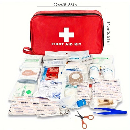 Multi-Purpose First Aid Kit – Portable Emergency Medical Kit for Outdoor, Hunting, Hiking, and Camping