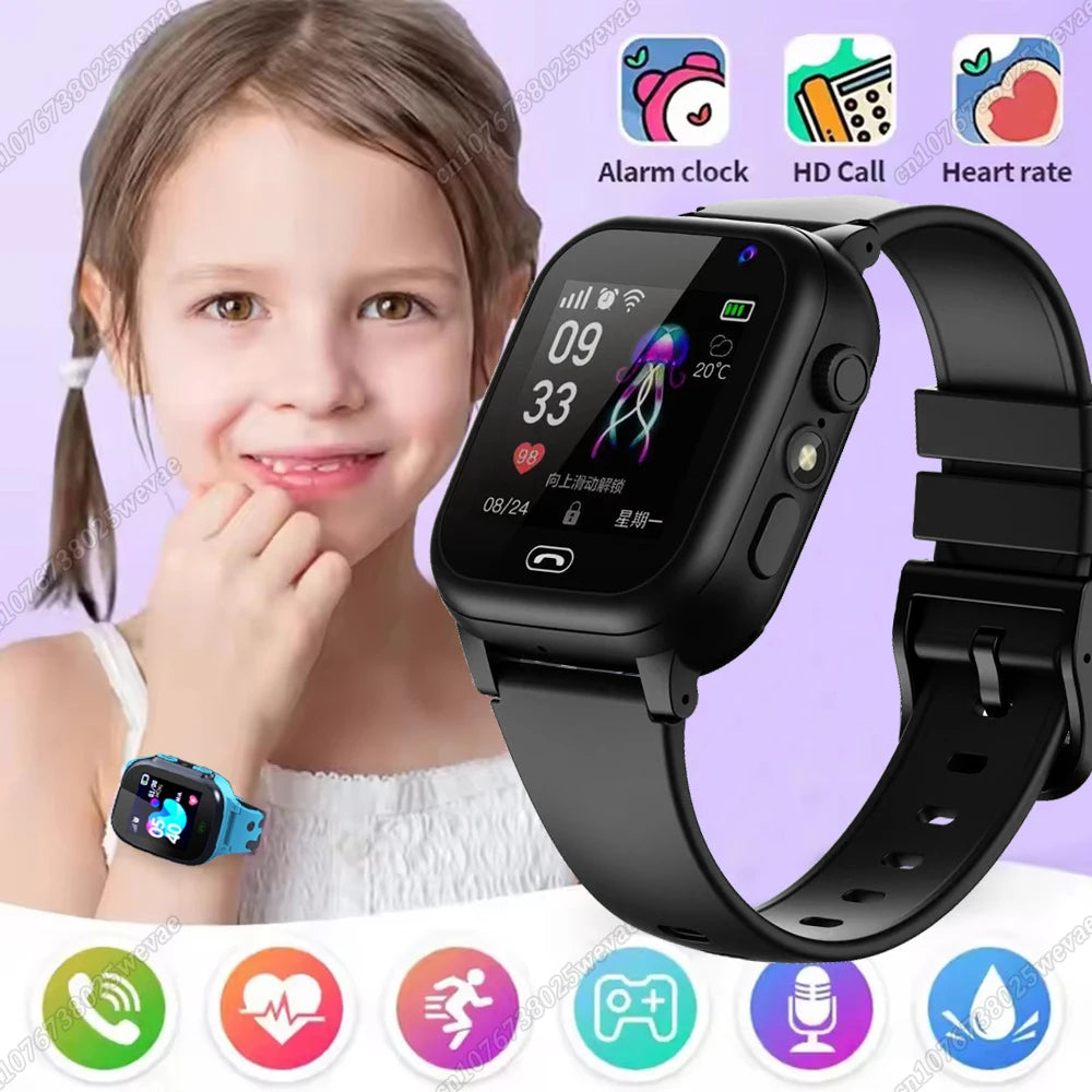 Kids 4G Smart Watch SIM Card Phone SOS Call Camera GPS Touch Screen Watch