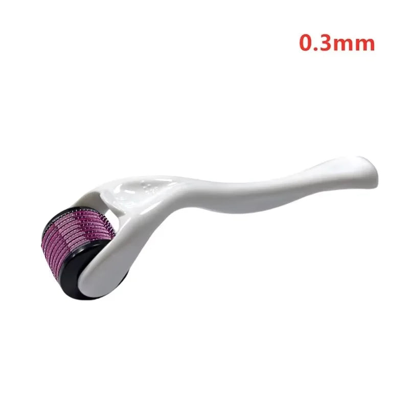 540 Needle Derma Roller 0.2–0.3mm Microneedle Tool for Face, Beard & Body Skin Care