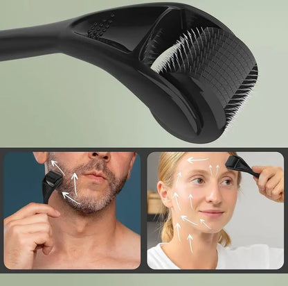 Ice Roller & Micro Needle Facial Roller Set Skin Care Face Beard Beauty Tool