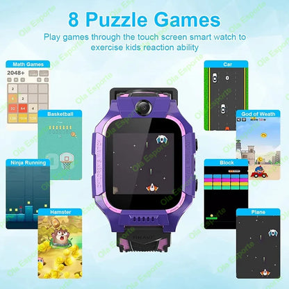 Kids 2G Smart Watch GPS SOS Calling SIM Card Touch Screen for Android iPhone