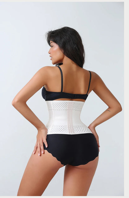 Women’s Adjustable Waist Trainer Corset Double Belt Tummy Control Workout Shapewear