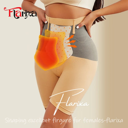 Women’s Thermal Shapewear Shorts High Waist Seamless Tummy Control Body Shaper Underwear