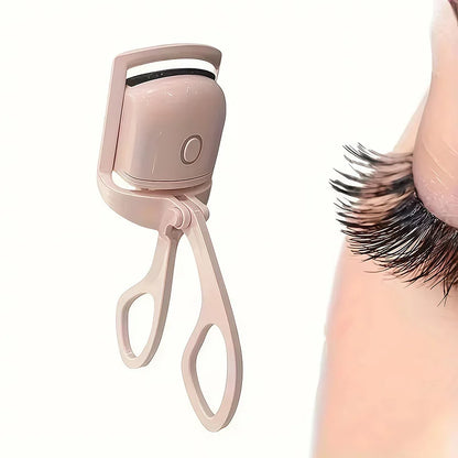 Electric Heated Eyelash Curler – USB Rechargeable, Fast Heating, Portable Lash Lifter for Long-Lasting Curl