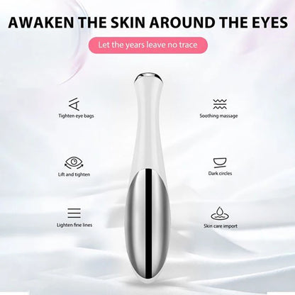 Electric Eye Massage Pen – Portable Beauty Tool for Facial & Eye Care, Battery-Powered