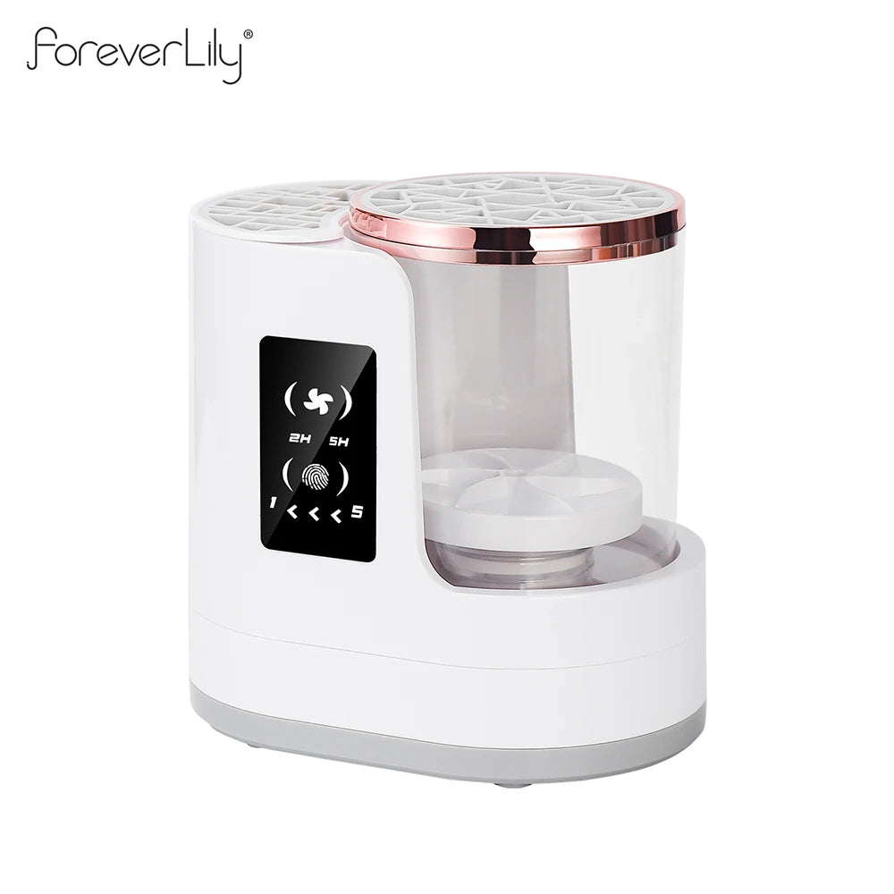Automatic Makeup Brush Cleaner & Dryer – Electric Cosmetic Brush Washing Machine, Air Drying Stand