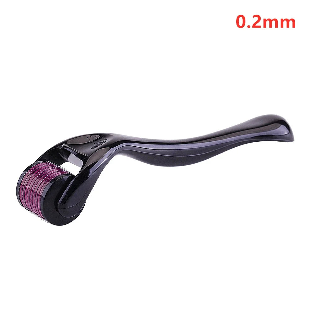 540 Needle Derma Roller 0.2–0.3mm Microneedle Tool for Face, Beard & Body Skin Care