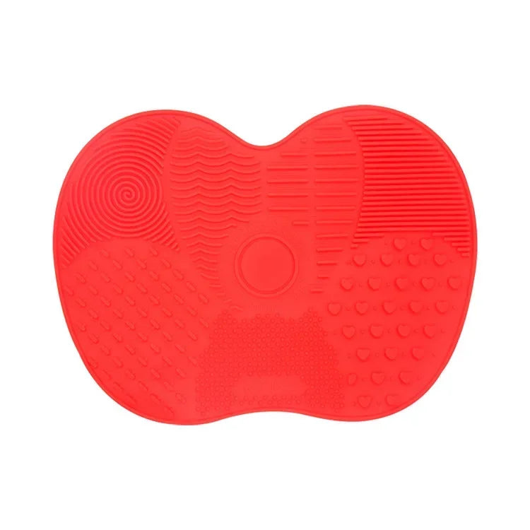 Silicone Makeup Brush Cleaning Mat – Colorful Textured Scrubber Pad for Deep Cleaning Cosmetic Brushes