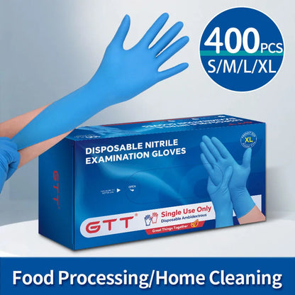 5 Mil Nitrile Disposable Gloves Powder Free Latex Free Cleaning Food Handling Gloves