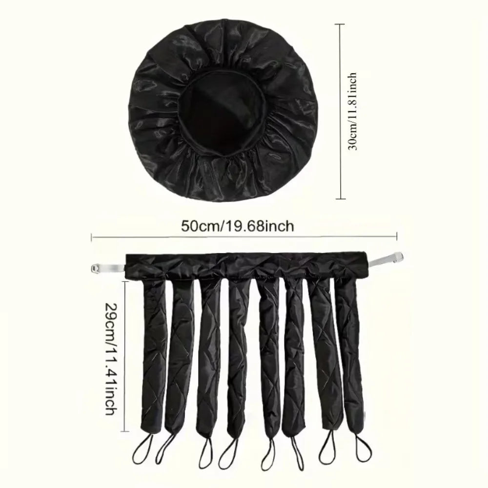 2-Pack Heatless Curling Rod Headbands – Soft Overnight No-Heat Hair Curlers for Long Hair