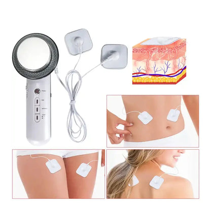 RF & EMS Beauty Massager with LED Light – Skin Firming, Toning & Self-Care Device