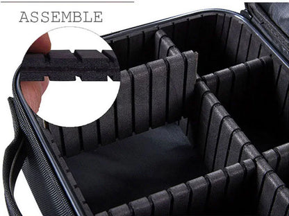 Professional Makeup Case – Women’s Cosmetic Organizer, Brush & Nail Tool Storage Box, Beauty Travel Suitcase