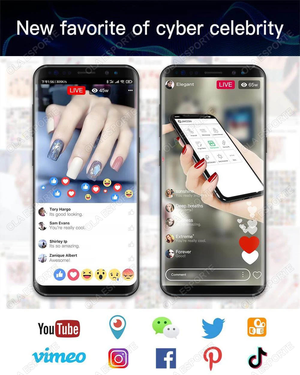 NFC Smart Nail Chip Tag for Android iPhone Virtual Call SOS Contact Waterproof
