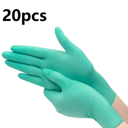 Multi-Color Nitrile Disposable Gloves – Latex-Free, Waterproof, Durable Household Cleaning Gloves (XS/S/M/L Sizes Available)