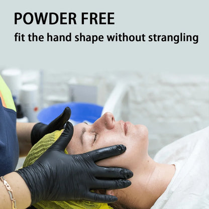 5 Mil Nitrile Disposable Gloves Powder Free Latex Free Cleaning Food Handling Gloves