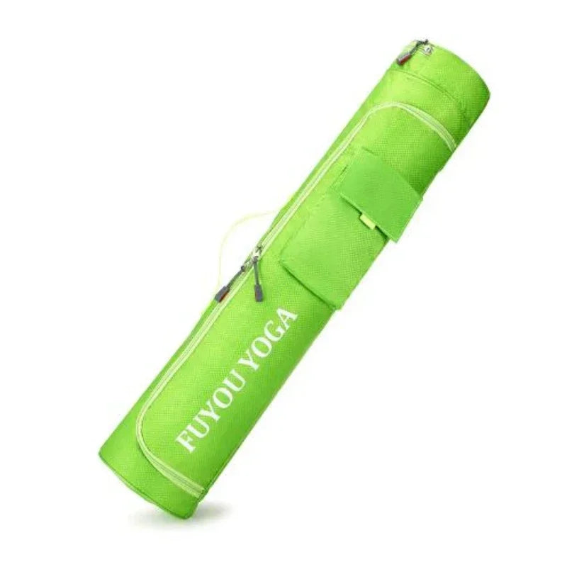 Yoga Mat Carrying Bag with Zipper Pockets – Large Capacity Fitness Gym Knapsack, Waterproof Sports Yoga Mat Holder (Women)