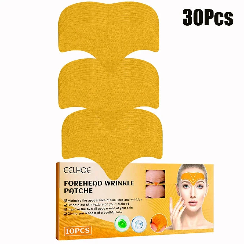 10-100pcs Forehead Wrinkle Patches – Anti-Wrinkle Gel Patches for Forehead Line Removal & Skin Care