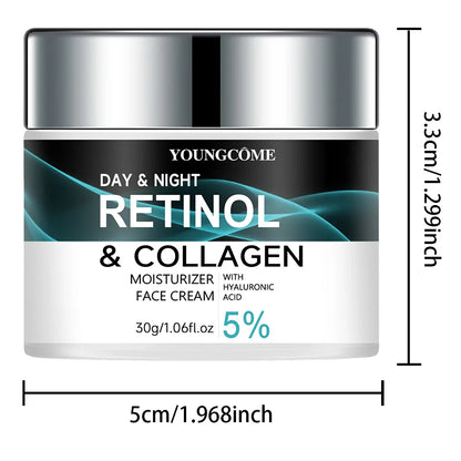 YOUNGCOME Retinol Cream – Anti-Aging Face Moisturizer for Skin Elasticity, Radiance & Texture Improvement