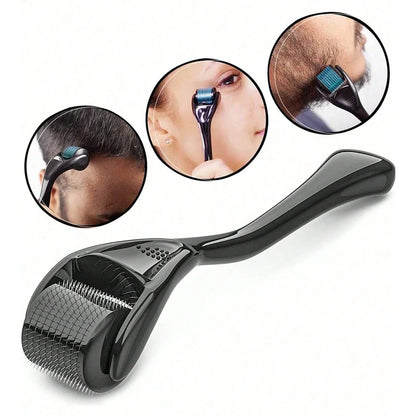 3-Piece Stainless Steel Facial Massage Tool Set – Ice Face Roller, Heart Gua Sha & Facial Roller