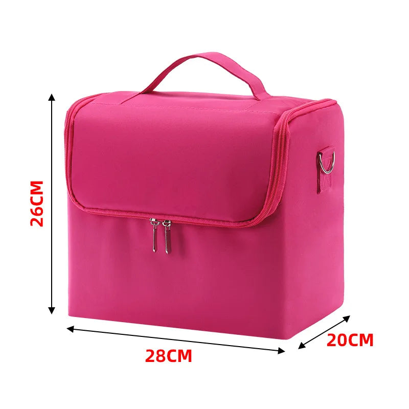 Large Capacity Makeup Bag Cosmetic Organizer Case Waterproof Travel Beauty Box