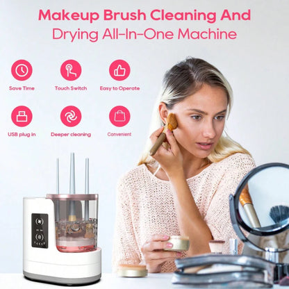 Electric Makeup Brush Cleaner for Women, Fast & Easy Brush Cleaning Tool