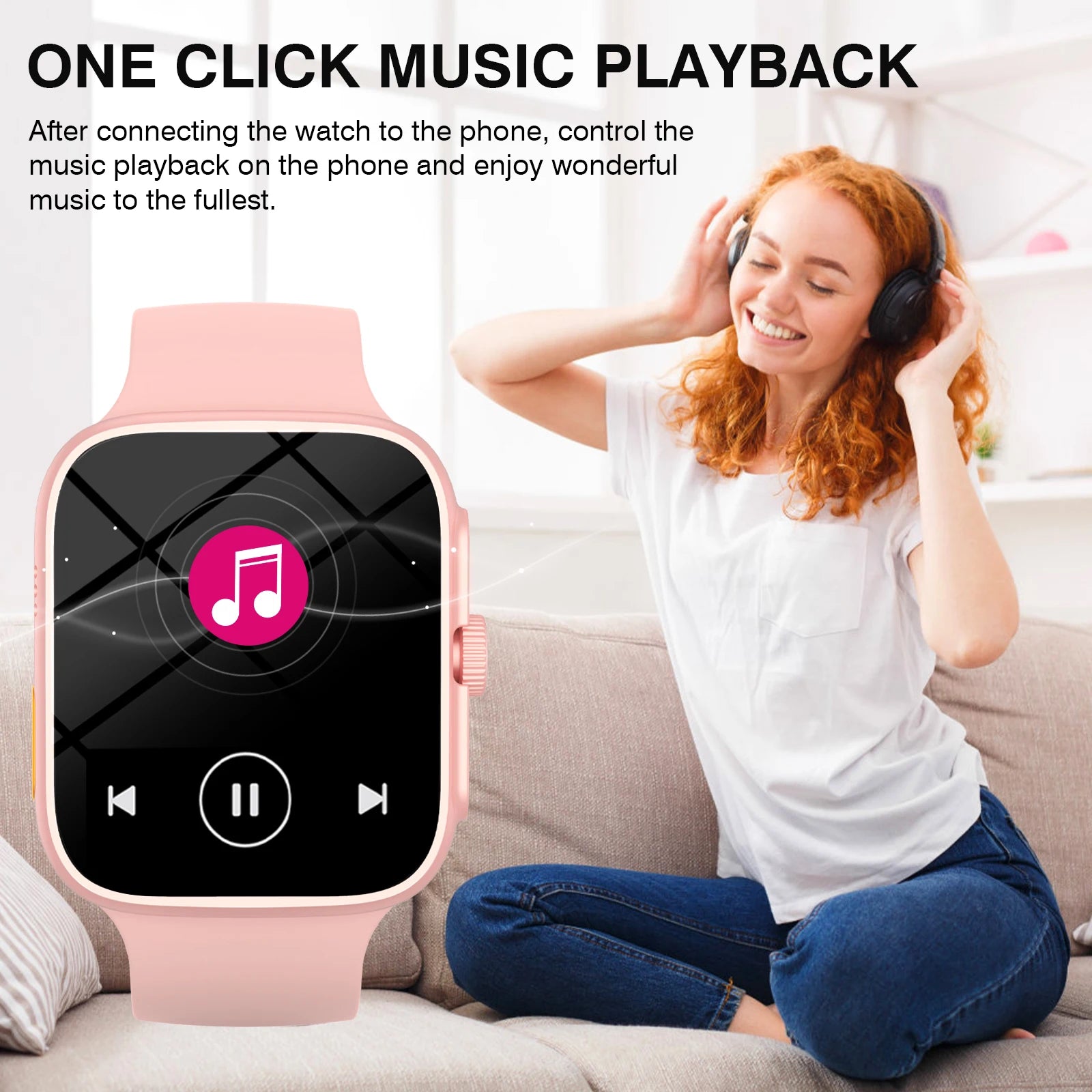Smart Watch Bluetooth Calling Fitness Tracker Touch Screen for Android iPhone