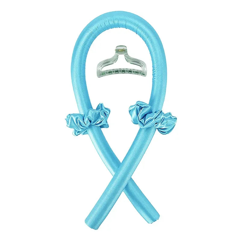 Heatless Curling Rod Headband – Soft Foam Hair Curlers for Sleeping, No-Heat Silk Curl Ribbon for Natural Waves & Curls