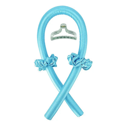 Heatless Curling Rod Headband – Soft Foam Hair Curlers for Sleeping, No-Heat Silk Curl Ribbon for Natural Waves & Curls
