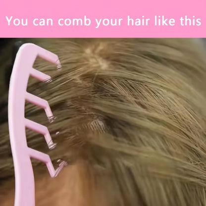 5PCS Heatless Hair Styling Set – 4-in-1 Curling Kit with Hair Stick, Headbands, Clips & Wide-Tooth Comb for DIY Styling