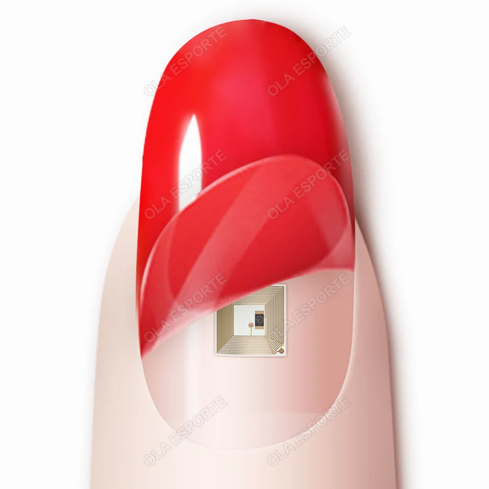 NFC Smart Nail Chip Tag for Android iPhone Virtual Call SOS Contact Waterproof